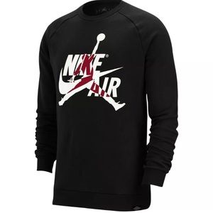 Nike Men's Air Jordan Jumpman Sweatshirt L Black